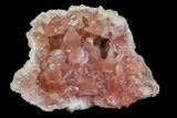 Pink Amethyst Geode Section - Argentina #113328-1